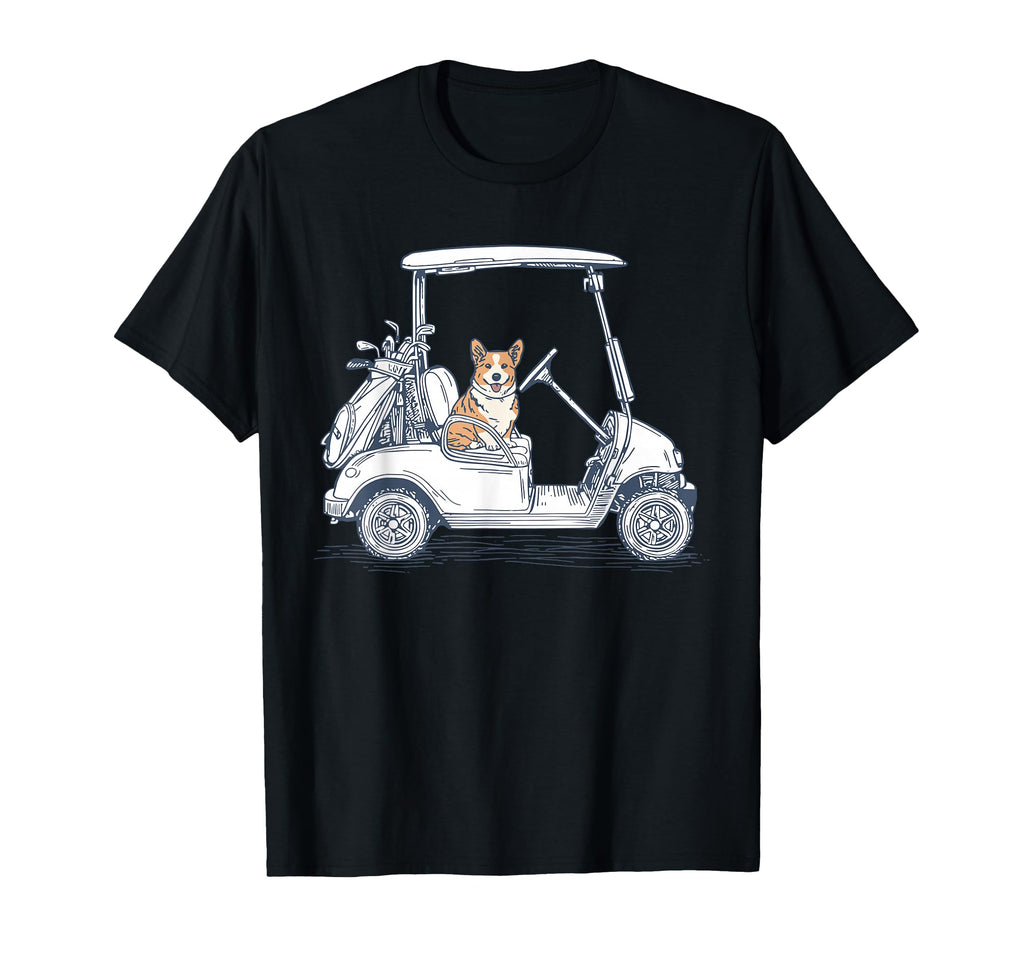 Corgi Dad Golf Club Funny Dog Drive T-Shirt - Aesthetic Graphic Men Women - T-Shirt, Sweatshirt, Hoodie