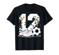 12 Soccer Birthday Gift Soccer Fan T-Shirt - Streetwear Style Unisex - T-Shirt, Sweatshirt, Hoodie