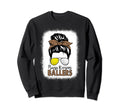 Golf And Tennis Mom Messy Bun Busy Sweatshirt - Aesthetic Graphic Unisex - T-Shirt, Sweatshirt, Hoodie