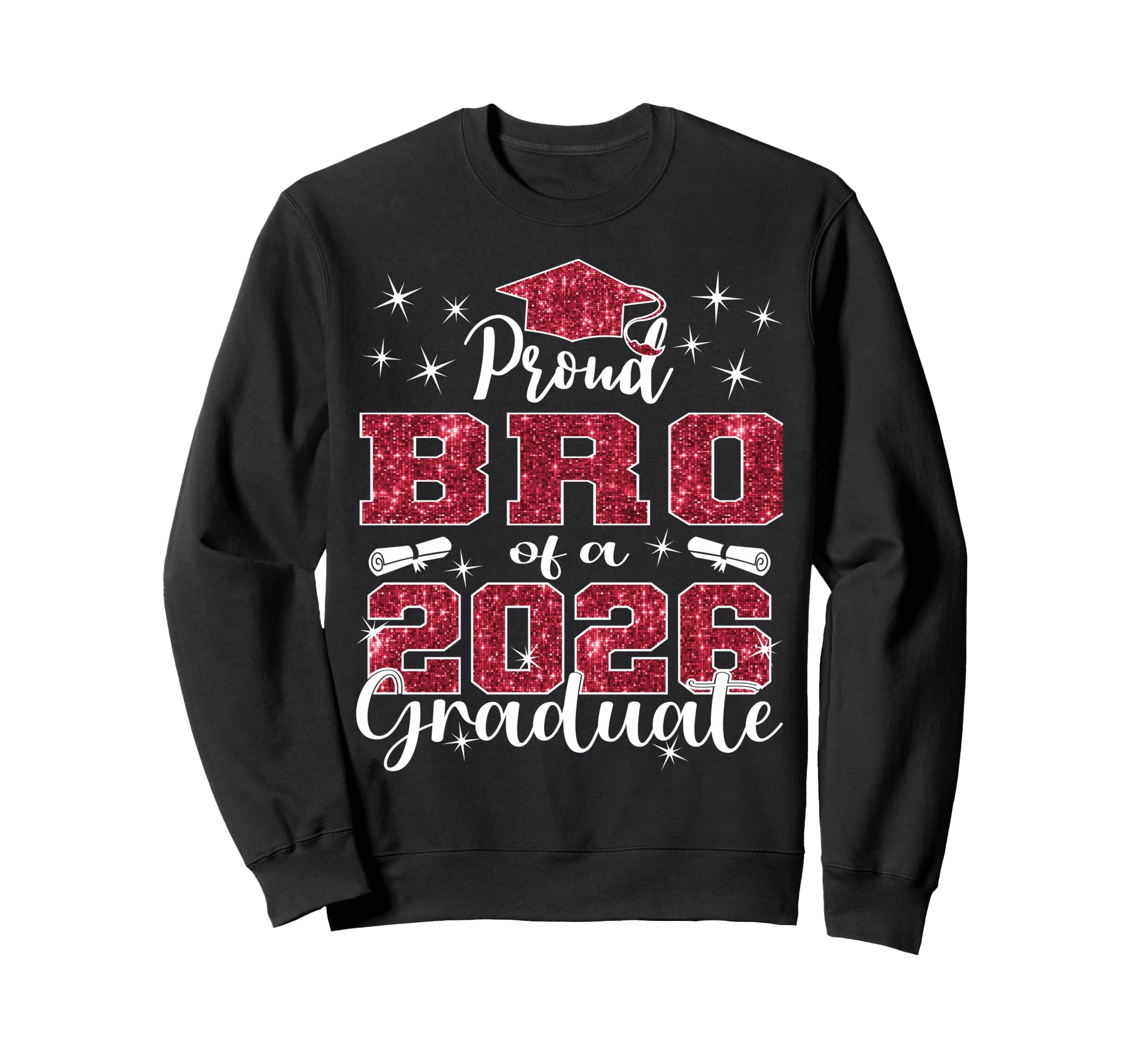 Super Proud Bruh 2026 Graduate Senior Sweatshirt - Streetwear Style Unisex - T-Shirt, Sweatshirt, Hoodie