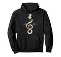 Bass Guitar Neck And Bass Clef Bass And Hoodie - Minimalist Print Unisex - T-Shirt, Sweatshirt, Hoodie