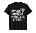 Father Husband Meat Smoker Legend T-Shirt - Minimalist Print for Adults - T-Shirt, Sweatshirt, Hoodie