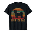 Shih Tzu Dad Gift Daddy Dog Owner Pet T-Shirt - Custom Art Print Men Women - T-Shirt, Sweatshirt, Hoodie