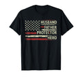 Mens Husband Father Protector Hero T-Shirt - Streetwear Style Men Women - T-Shirt, Sweatshirt, Hoodie