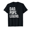 Dad Pops Legend Distressed Bold Pops T-Shirt - Custom Art Print Men Women - T-Shirt, Sweatshirt, Hoodie