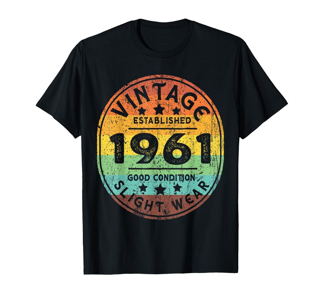 Established 1961 Birthday Party T-Shirt - Novelty Apparel Men Women - T-Shirt, Sweatshirt, Hoodie