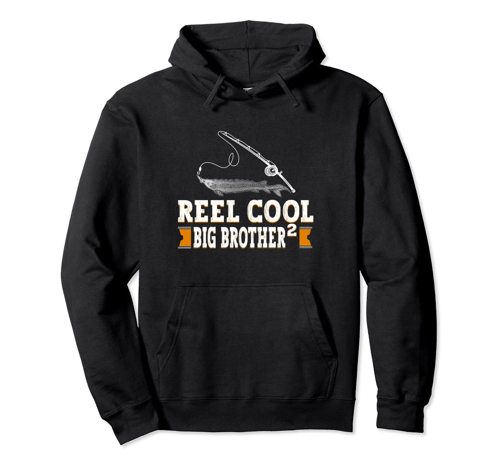 Funny Fishing Big Brother 2 Brother Twins Hoodie - Streetwear Style Unisex - T-Shirt, Sweatshirt, Hoodie