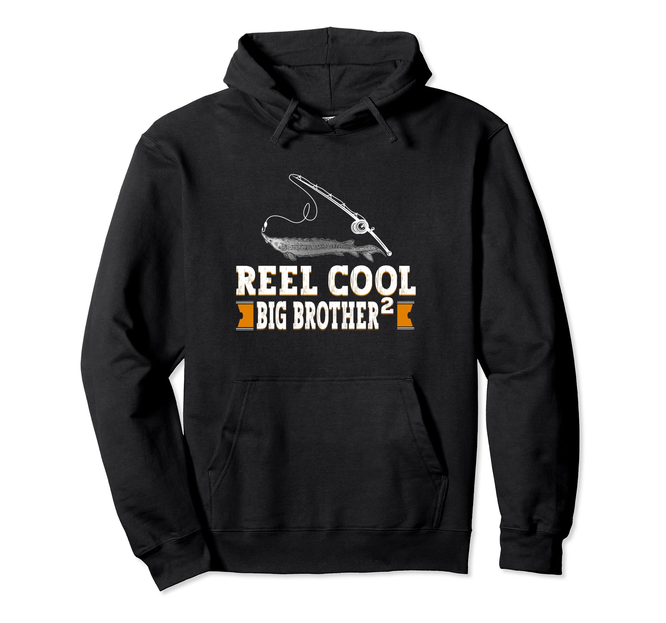 Funny Fishing Big Brother 2 Brother Twins Hoodie - Streetwear Style Unisex - T-Shirt, Sweatshirt, Hoodie