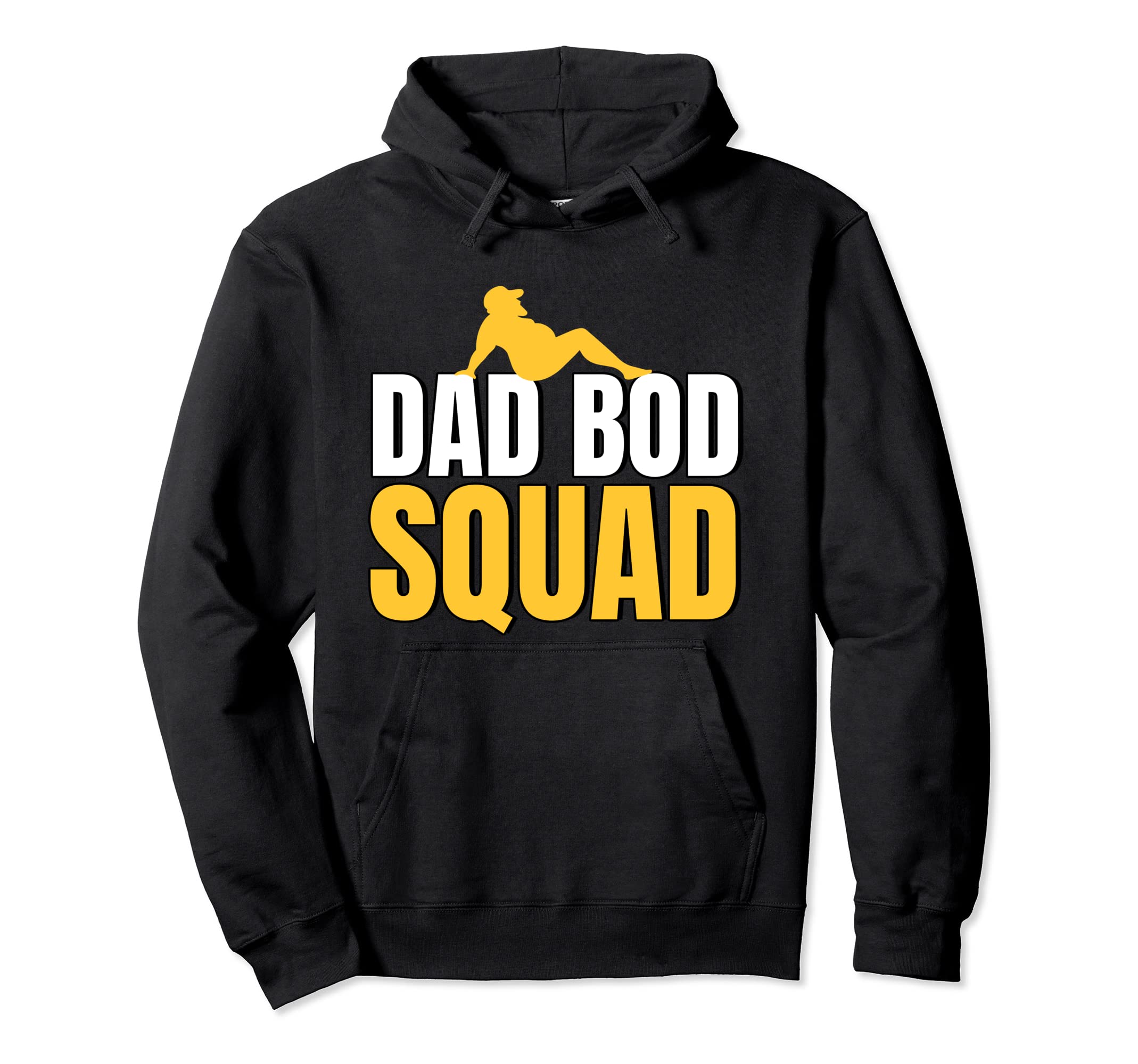 Funny Fathers Day As Dad Bod Squad Hoodie - Trendy Graphic for Adults - T-Shirt, Sweatshirt, Hoodie