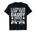 I Leveled Up To Daddy 2023 Soon To T-Shirt - Aesthetic Graphic for Adults - T-Shirt, Sweatshirt, Hoodie