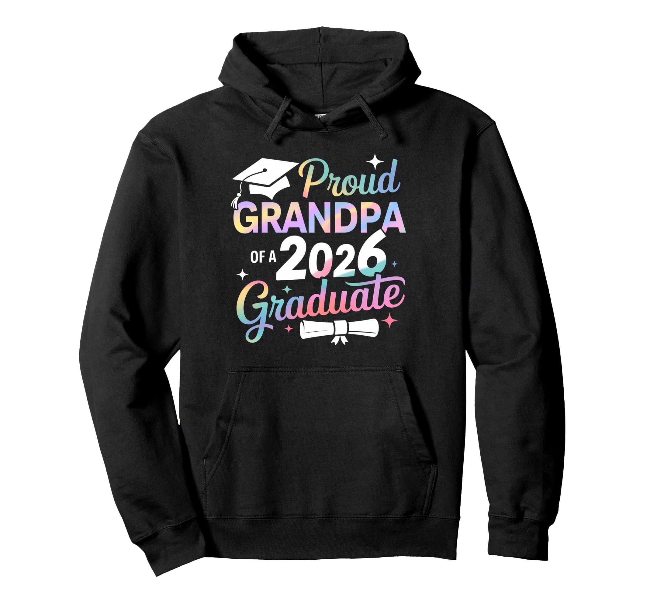 Proud Grandpa Class 2026 Graduate Senior Hoodie - Unique Graphic Men Women - T-Shirt, Sweatshirt, Hoodie