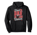 Proud Dad 2026 Graduate Senior Graduation Hoodie - Novelty Apparel Unisex - T-Shirt, Sweatshirt, Hoodie