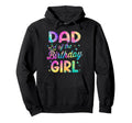 Dad Birthday Rainbow Pastel Colorful Hoodie - Trendy Graphic for Adults - T-Shirt, Sweatshirt, Hoodie