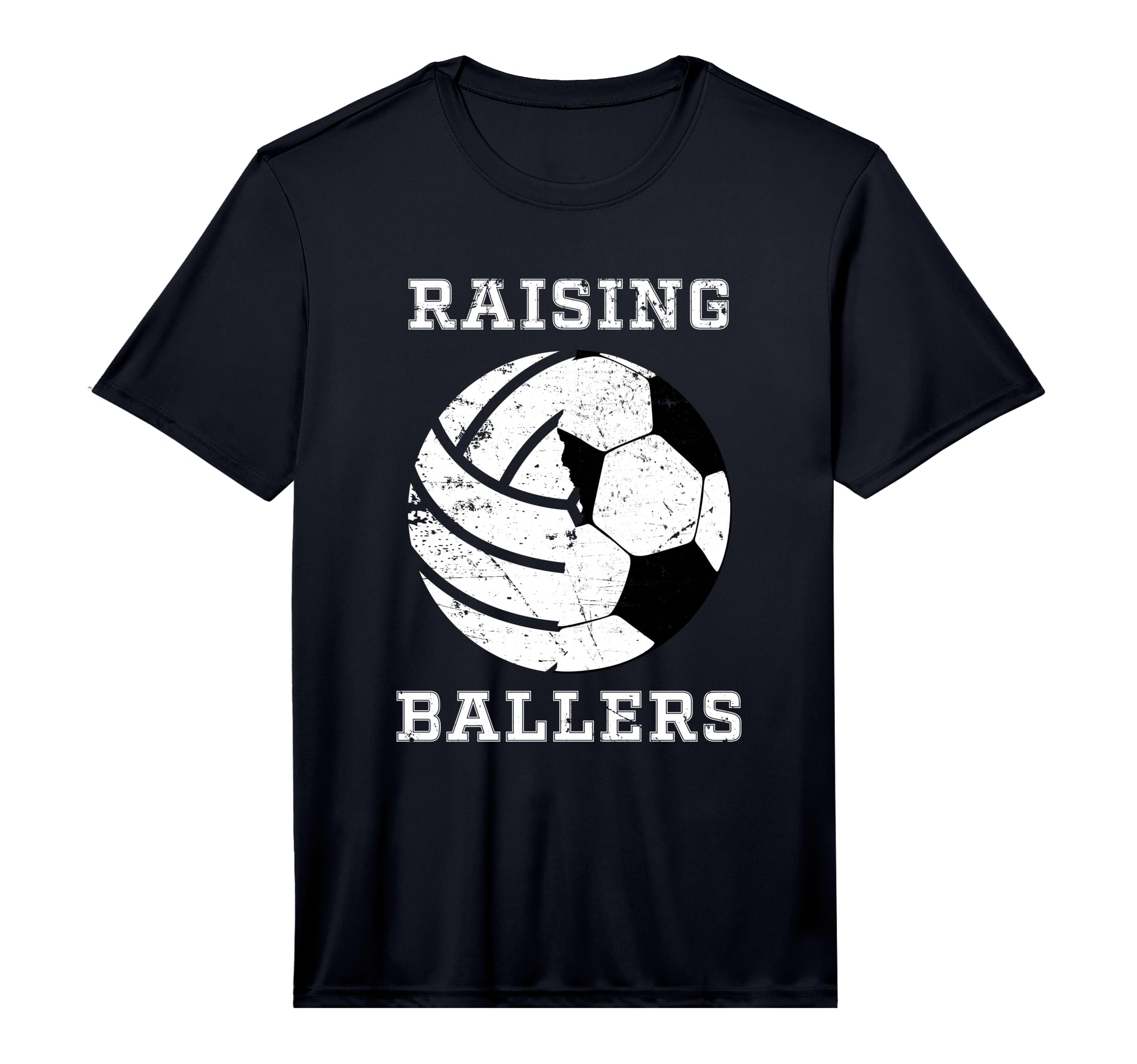 Mens Raising Ballers Soccer Volleyball T-Shirt - Graphic Print for Adults - T-Shirt, Sweatshirt, Hoodie
