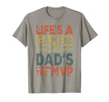 Dad Baseball Lifes Game And Dads Mvp T-Shirt - Custom Art Print Unisex - T-Shirt, Sweatshirt, Hoodie