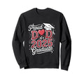 Proud Dad 2025 Graduate Graduation Year Sweatshirt - Unique Graphic Unisex - T-Shirt, Sweatshirt, Hoodie