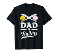 Dad Ballers Softball Baseball T-Shirt - Custom Art Print Men Women - T-Shirt, Sweatshirt, Hoodie