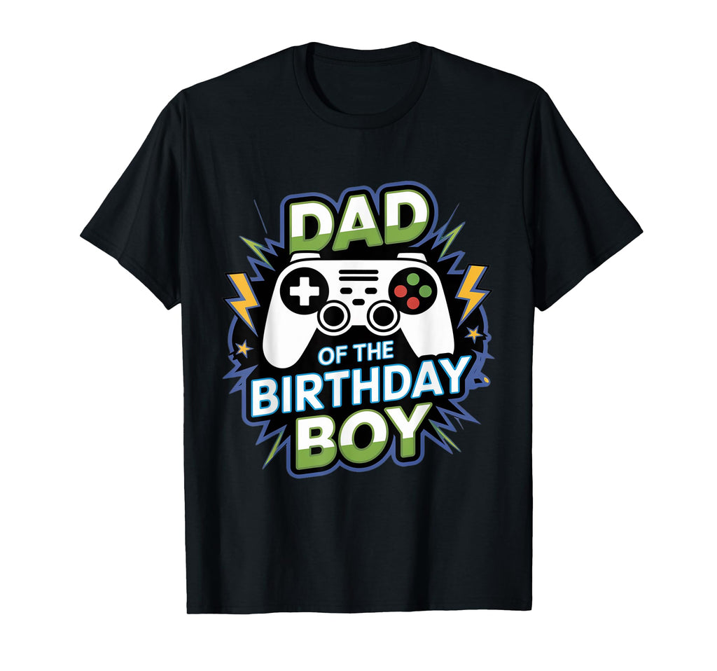 Dad Birthday Matching Video Gamer T-Shirt - Minimalist Print Unisex - T-Shirt, Sweatshirt, Hoodie