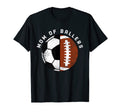 Mom Ballers Funny Soccer Football Mom T-Shirt - Minimalist Print Men Women - T-Shirt, Sweatshirt, Hoodie