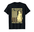 My Daughter Has Your Back Proud Army T-Shirt - Minimalist Print Men Women - T-Shirt, Sweatshirt, Hoodie