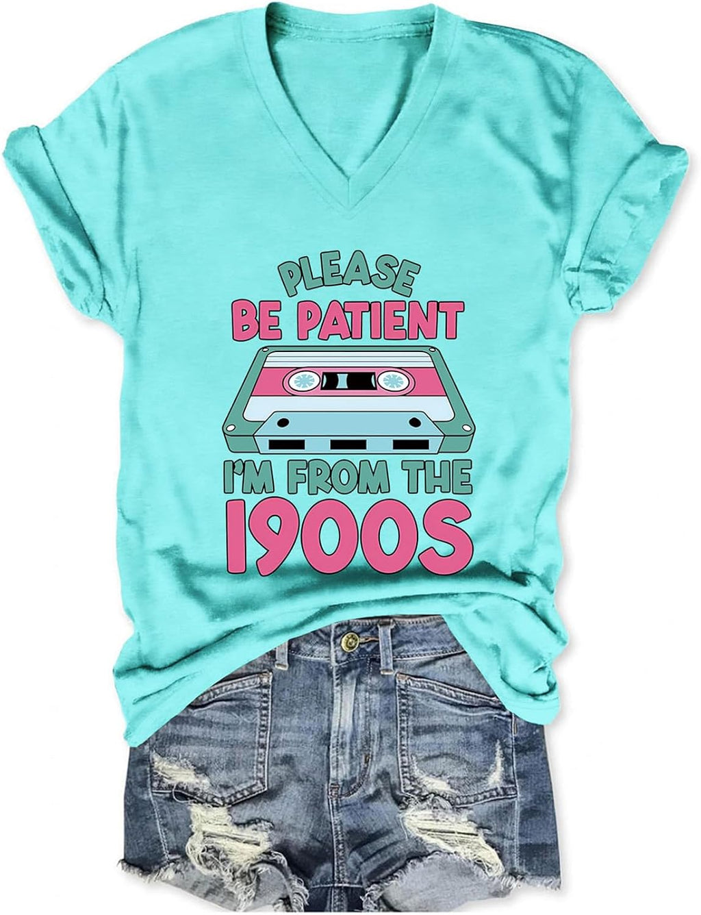 Please Be Patient I'm from The 1900s Vintage Graphic - Adult & Kids T-Shirts, Sweatshirts & Hoodies apparel design preview 1