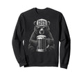 Papa Beer Funny Dad Bear Drinking Sweatshirt - Casual Everyday Wear Unisex - T-Shirt, Sweatshirt, Hoodie