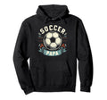 Soccer Papa Family Matching Dad Hoodie - Minimalist Print Men Women - T-Shirt, Sweatshirt, Hoodie