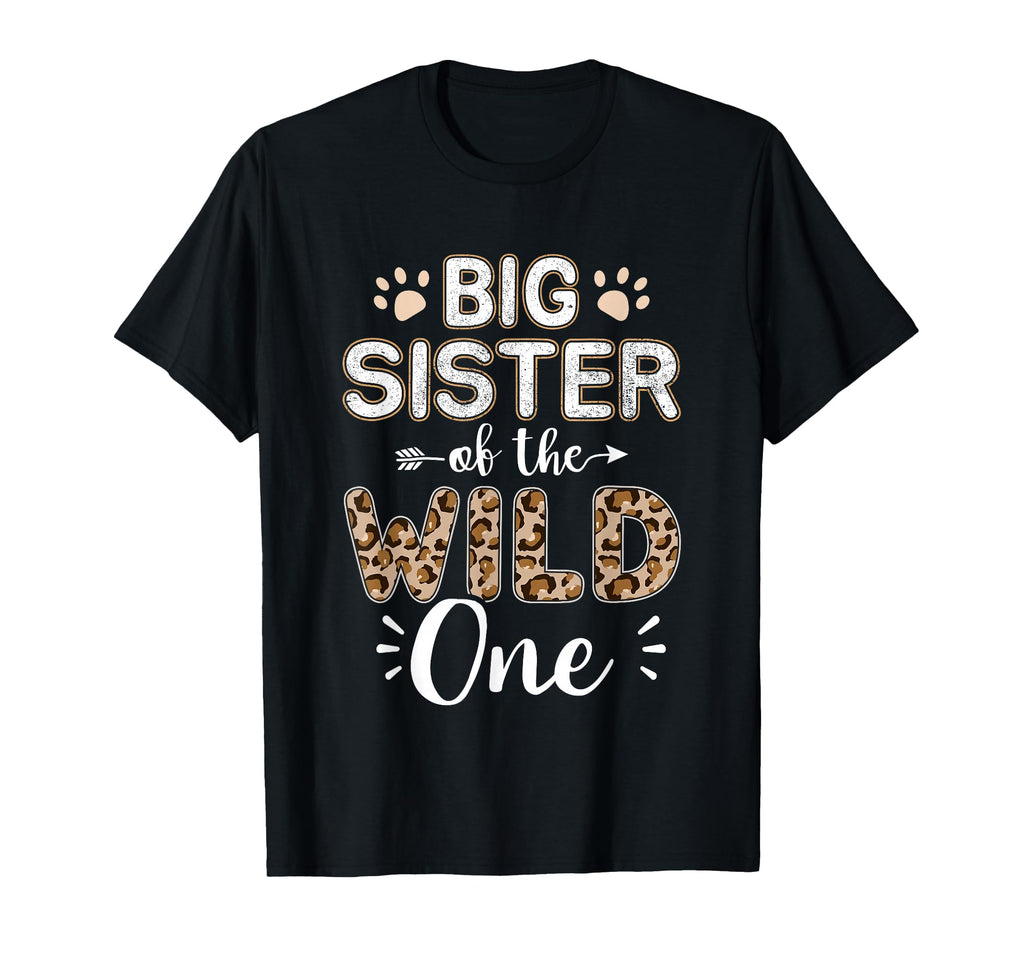 Big Sister Wild One Birthday Matching T-Shirt - Graphic Print for Adults - T-Shirt, Sweatshirt, Hoodie