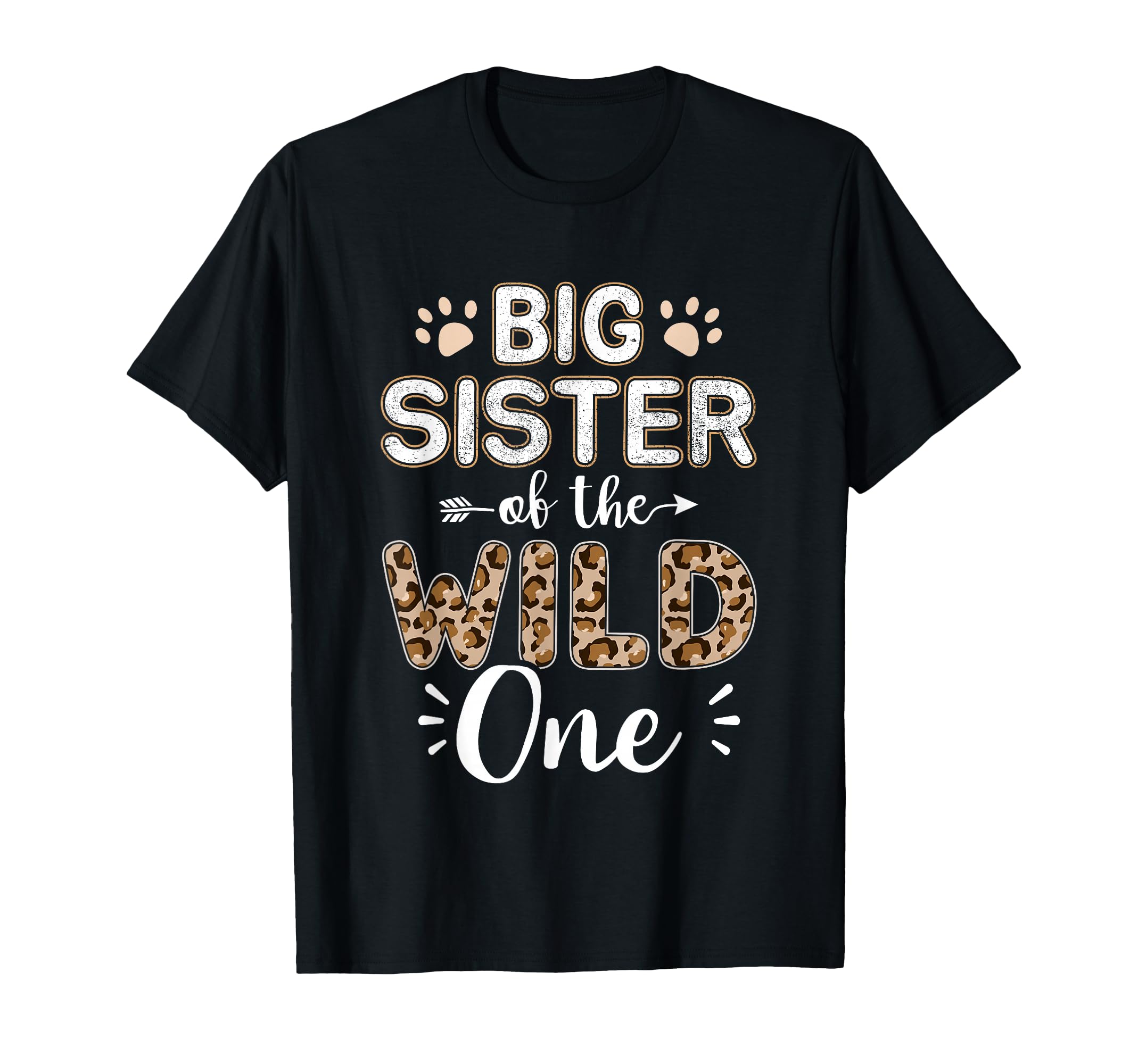 Big Sister Wild One Birthday Matching T-Shirt - Graphic Print for Adults - T-Shirt, Sweatshirt, Hoodie