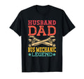 Husband Dad Legend Bus Mechanic T-Shirt - Custom Art Print Men Women - T-Shirt, Sweatshirt, Hoodie