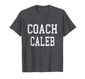 Coach Caleb Custom Football Soccer T-Shirt - Unique Graphic for Adults - T-Shirt, Sweatshirt, Hoodie