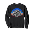 Monster Truck Dad Fathers Day Click Hoodie - Casual Everyday Wear Unisex - T-Shirt, Sweatshirt, Hoodie