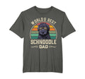 Worlds Best Schnoodle Dad Dog Dad T-Shirt - Fun Novelty Design Unisex - T-Shirt, Sweatshirt, Hoodie