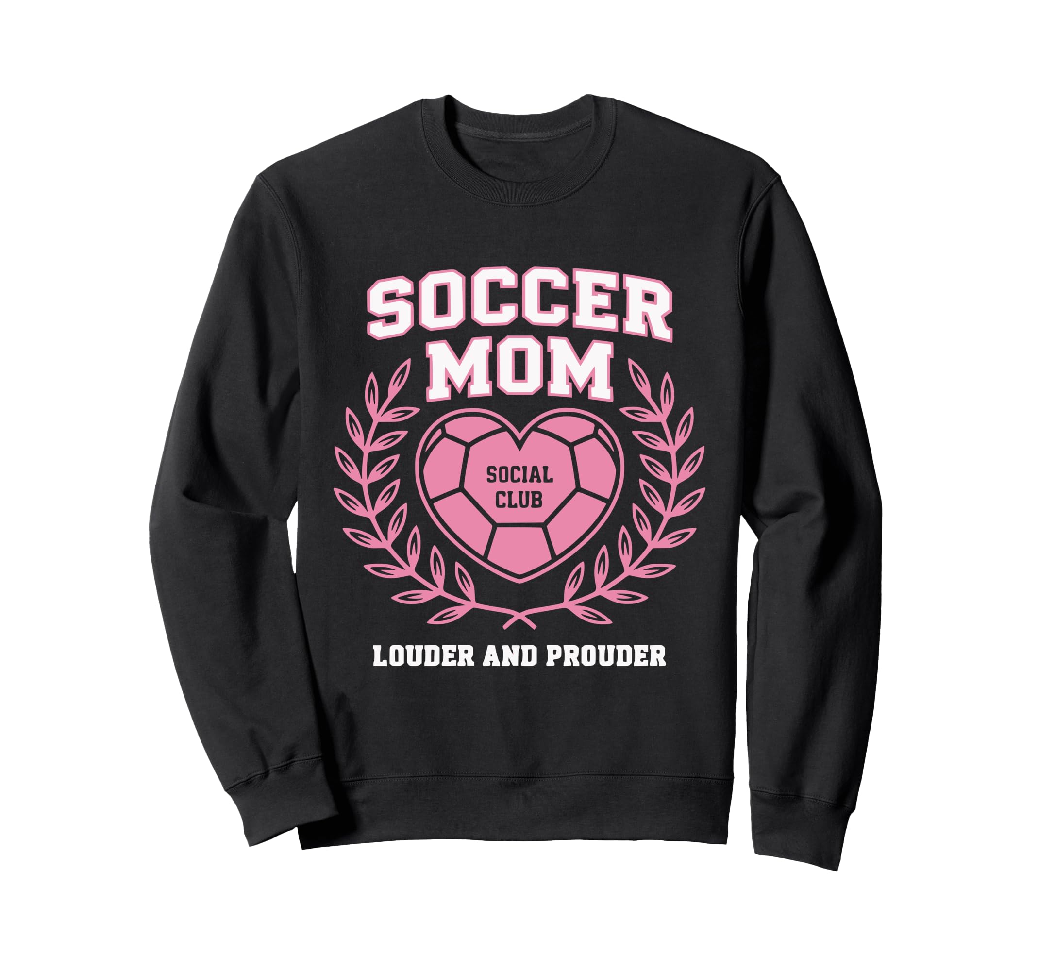 Soccer Mom Social Club Heart Sweatshirt - Unique Graphic for Adults - T-Shirt, Sweatshirt, Hoodie