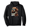Papa Bear Husband Father Family Fathers Day Hoodie - Unique Graphic Unisex - T-Shirt, Sweatshirt, Hoodie