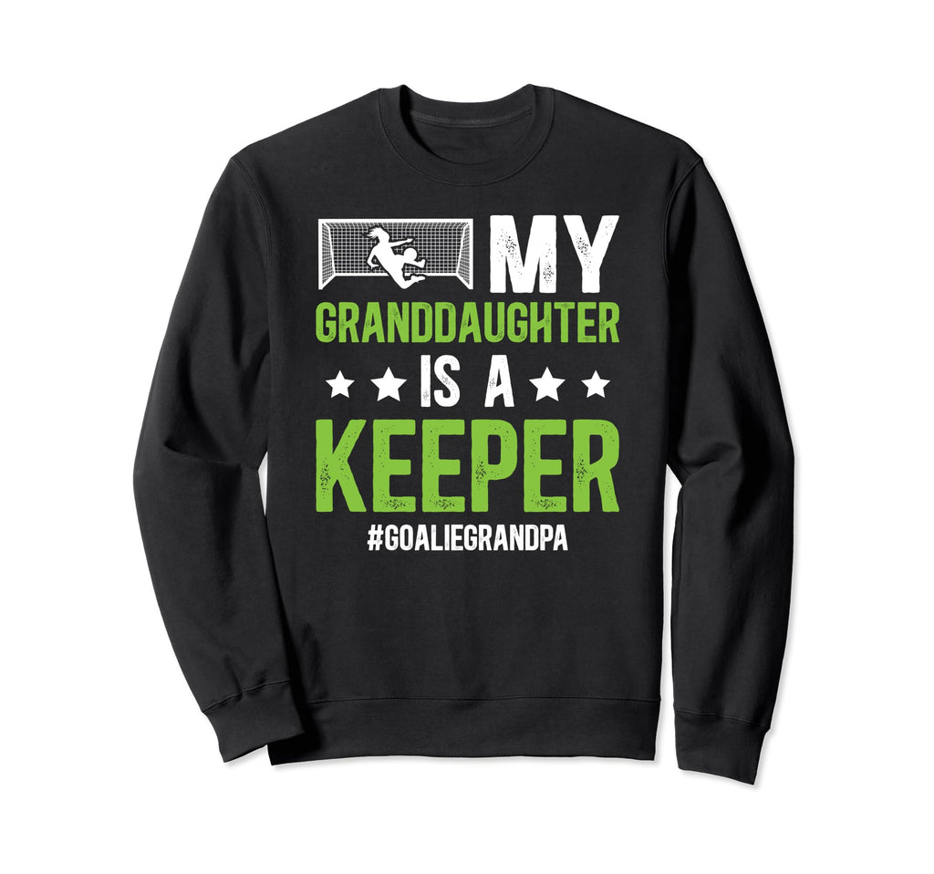 Soccer Goalie Grandpa Proud Soccer Sweatshirt - Graphic Print Men Women - T-Shirt, Sweatshirt, Hoodie