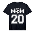 Number 20 Custom Proud Soccer Futbol T-Shirt - Unique Graphic Men Women - T-Shirt, Sweatshirt, Hoodie