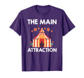 Main Attraction Funny Circus Gift Jt T-Shirt - Minimalist Print for Adults - T-Shirt, Sweatshirt, Hoodie