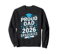 Proud Dad Two 2026 Graduates Class Sweatshirt - Minimalist Print Unisex - T-Shirt, Sweatshirt, Hoodie