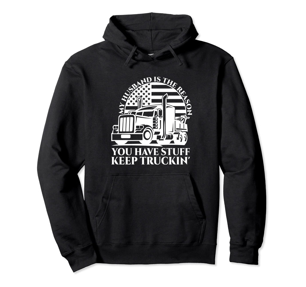 Truck Driver Trucker Freighter Hoodie - Casual Everyday Wear for Adults - T-Shirt, Sweatshirt, Hoodie