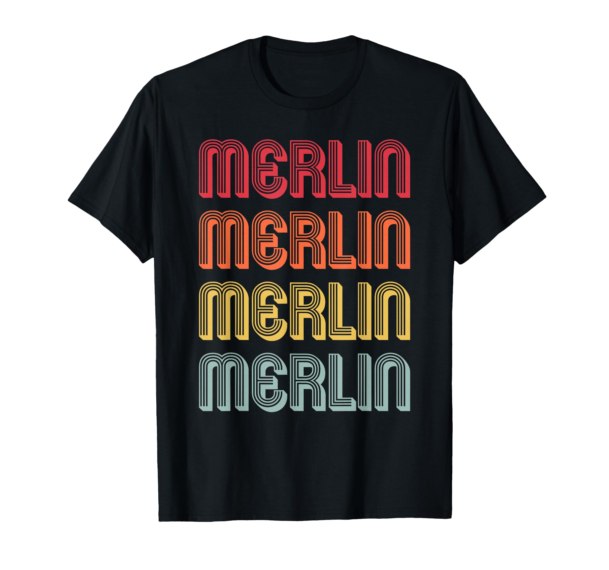 Merlin Gift Name Personalized Funny T-Shirt - Casual Everyday Wear Unisex - T-Shirt, Sweatshirt, Hoodie