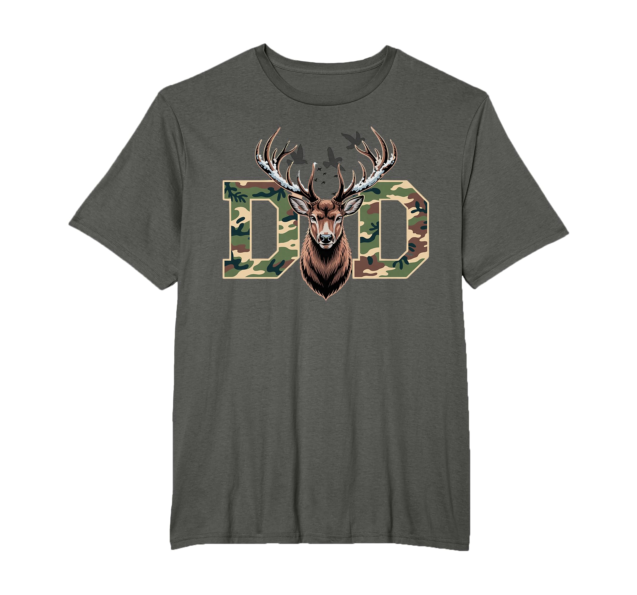 Dad Costume Camo Fathers Day Hunting T-Shirt - Minimalist Print Men Women - T-Shirt, Sweatshirt, Hoodie