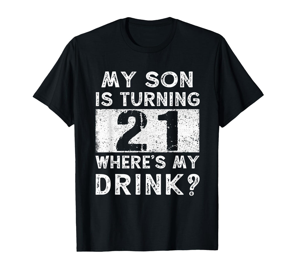 21St Birthday Dad Mom 21 Year Old T-Shirt - Custom Art Print for Adults - T-Shirt, Sweatshirt, Hoodie