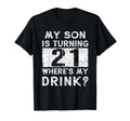 21St Birthday Dad Mom 21 Year Old T-Shirt - Custom Art Print for Adults - T-Shirt, Sweatshirt, Hoodie