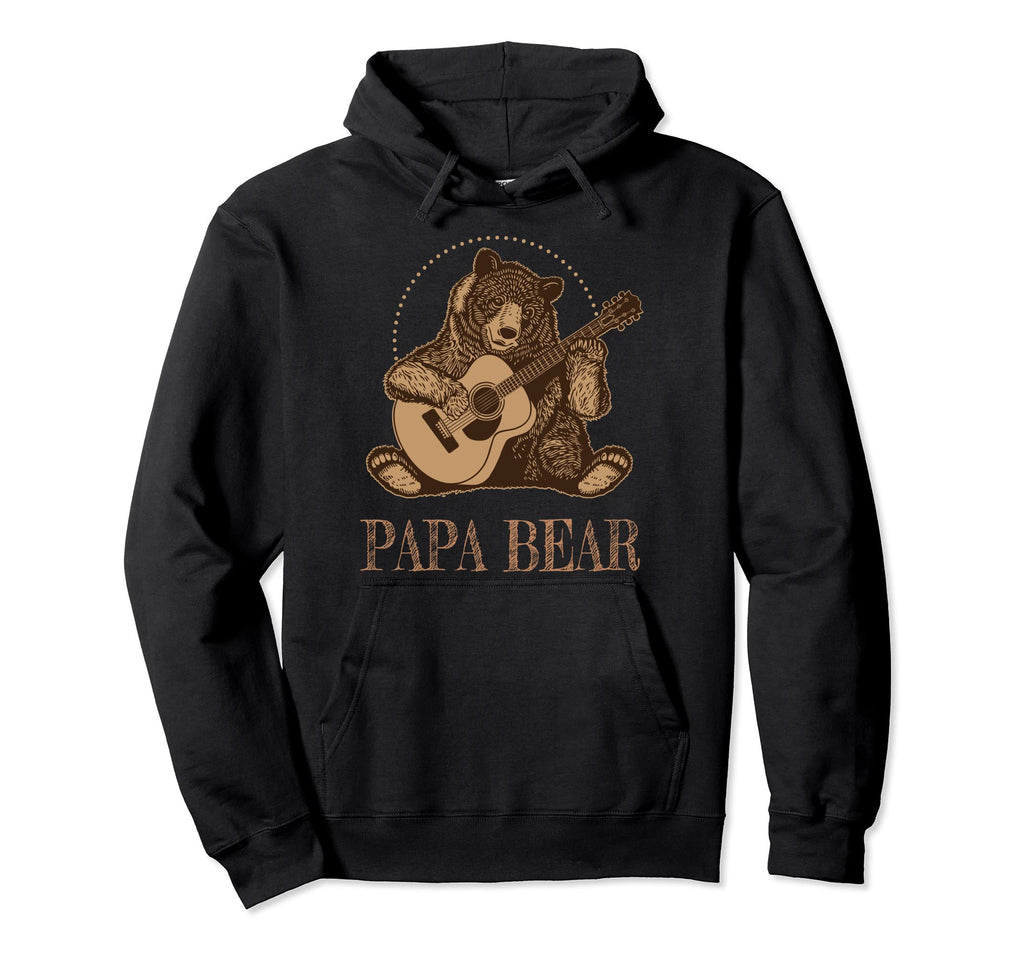 Gift Guitar Player Guitarist Papa Hoodie - Fun Novelty Design Men Women - T-Shirt, Sweatshirt, Hoodie