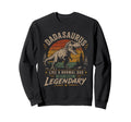 Dadasaurus T Rex Funny Dad Dinosaur Sweatshirt - Minimalist Print Unisex - T-Shirt, Sweatshirt, Hoodie