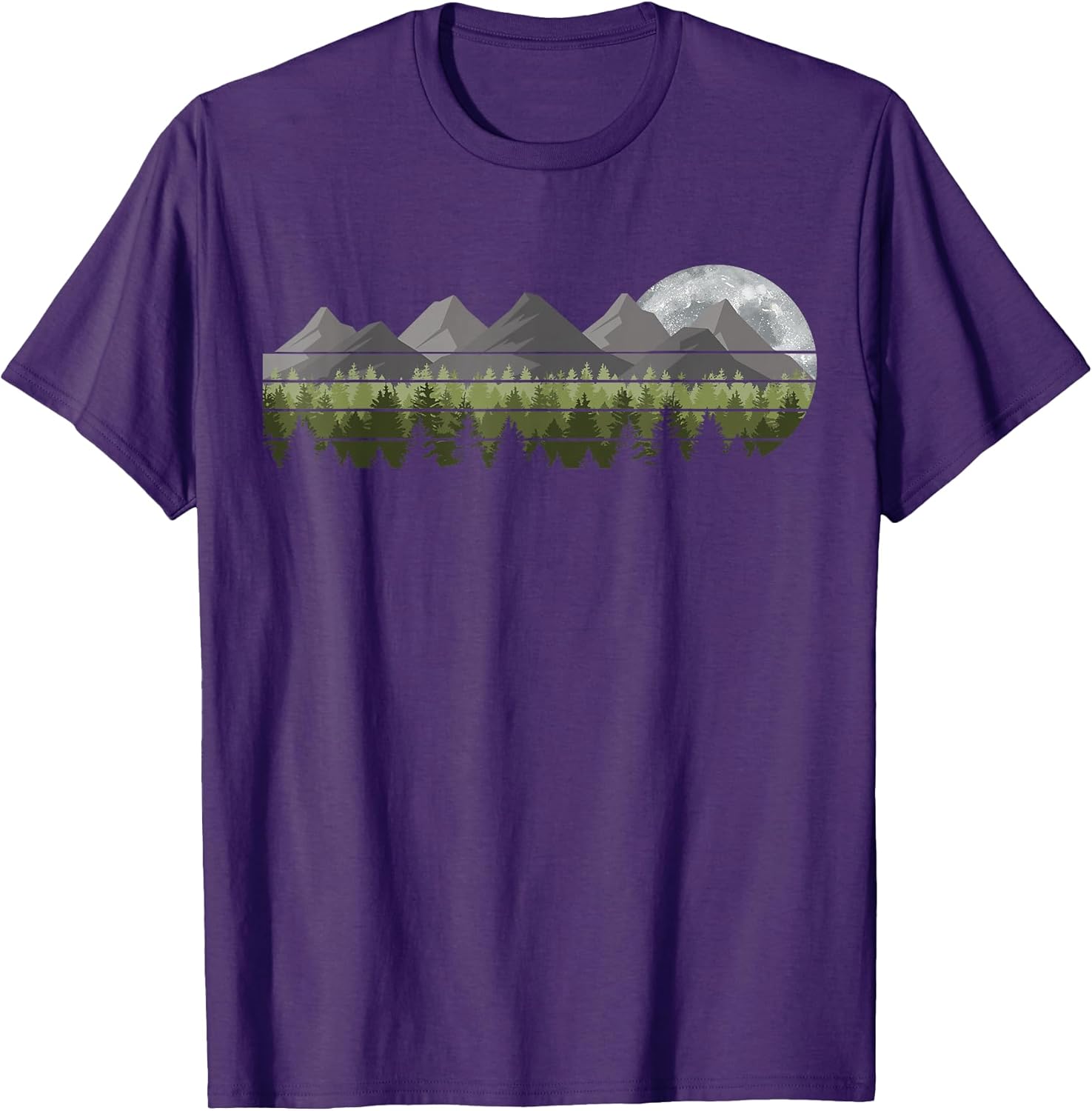 Retro Outdoors Landscape Forest Men Women Kids - Adult & Kids T-Shirts, Sweatshirts & Hoodies apparel design preview 1
