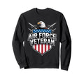 Air Force Veteran Us American Flag Sweatshirt - Graphic Print Men Women - T-Shirt, Sweatshirt, Hoodie