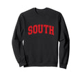 Red South Team Colors Spirit Sweatshirt - Casual Everyday Wear for Adults - T-Shirt, Sweatshirt, Hoodie