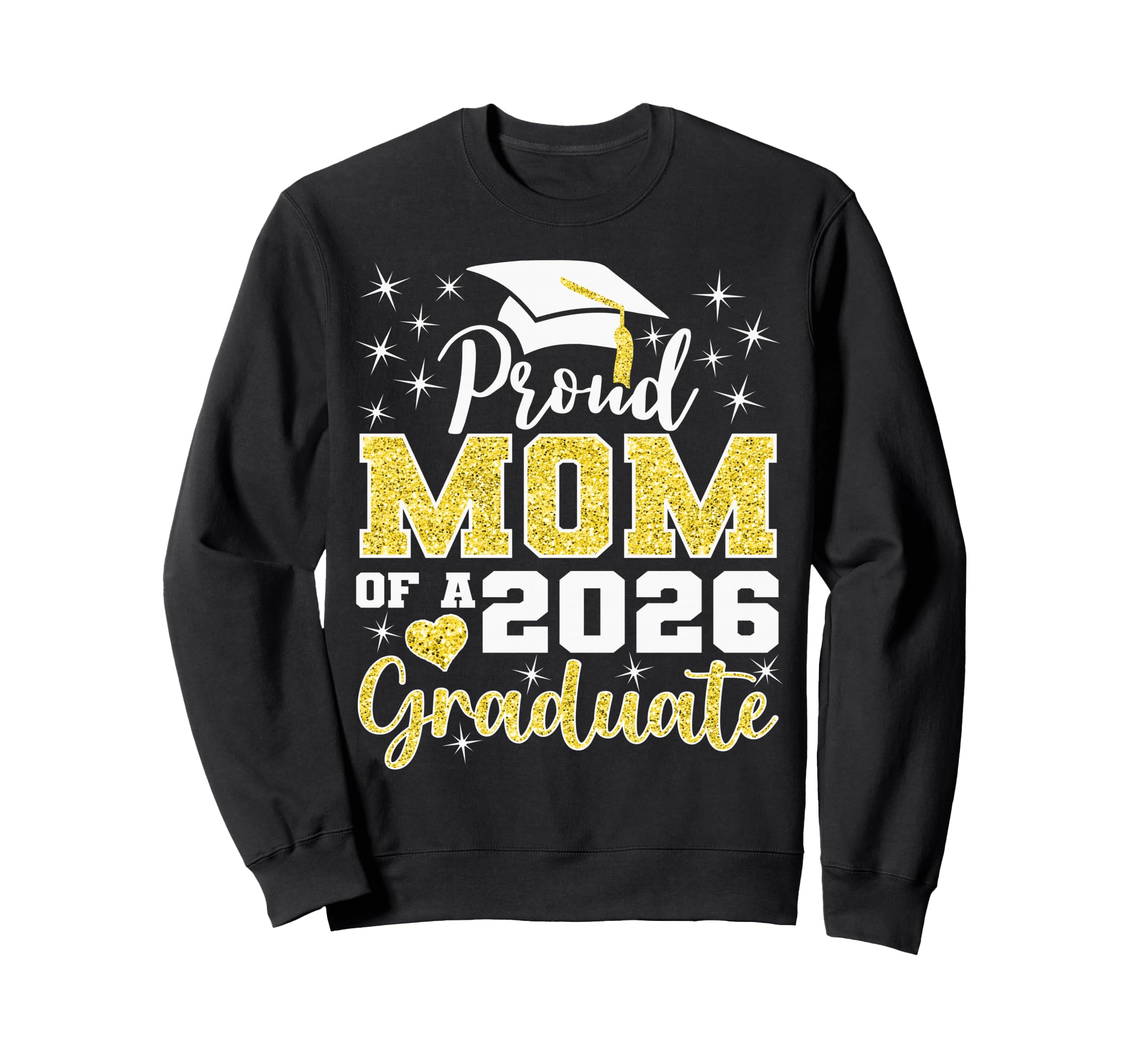 Super Proud Mom 2026 Graduate Senior Sweatshirt - Trendy Graphic Unisex - T-Shirt, Sweatshirt, Hoodie